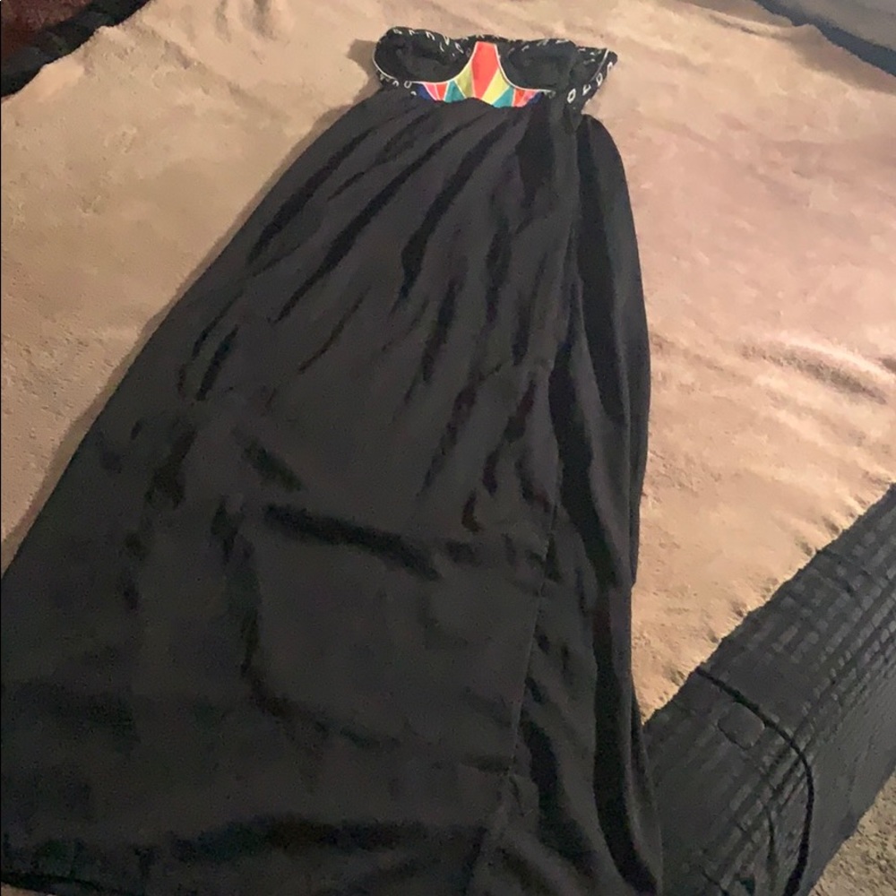 Long black dress